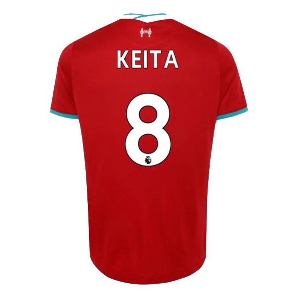 Camiseta Liverpool NO.8 Keita 1ª Kit 2020 2021 Rojo